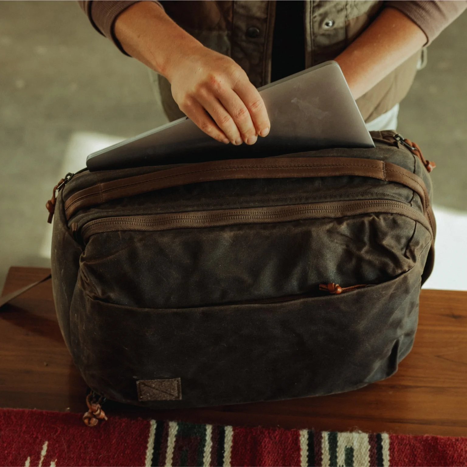 CIVIC Panel Loader - Waxed Canvas - Image 21