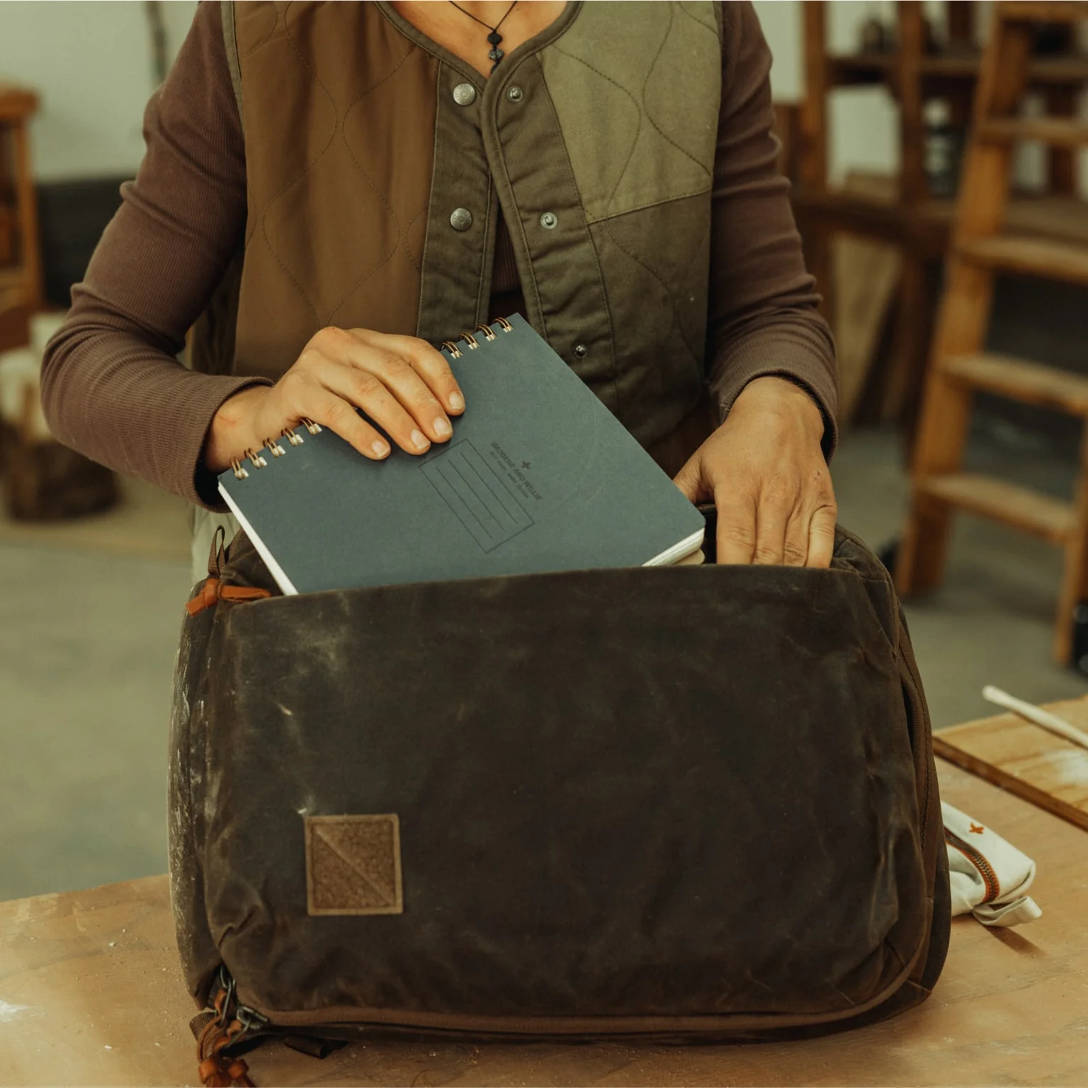 CIVIC Panel Loader - Waxed Canvas - Image 22