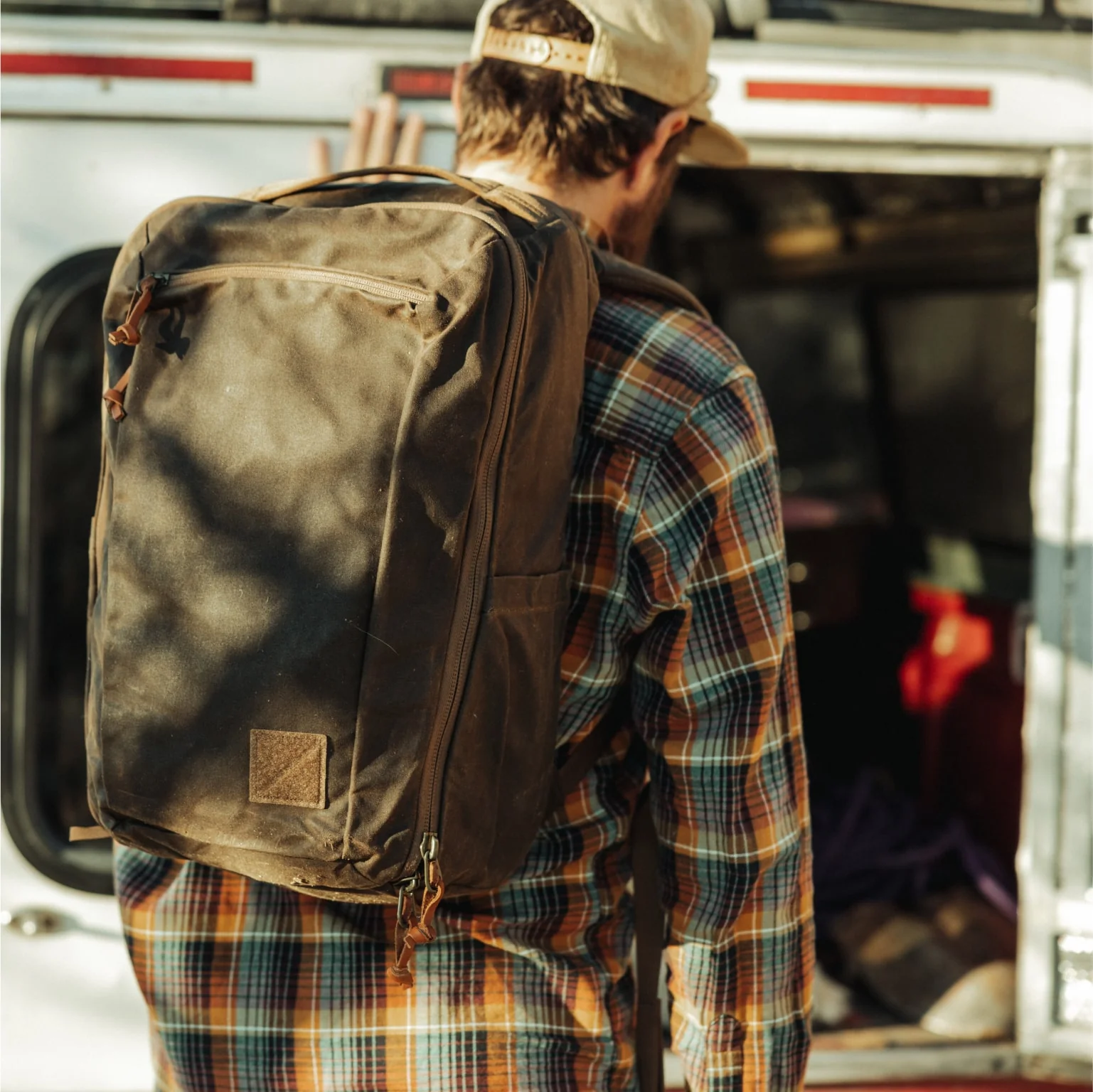 CIVIC Travel Bag - Waxed Canvas - Image 16