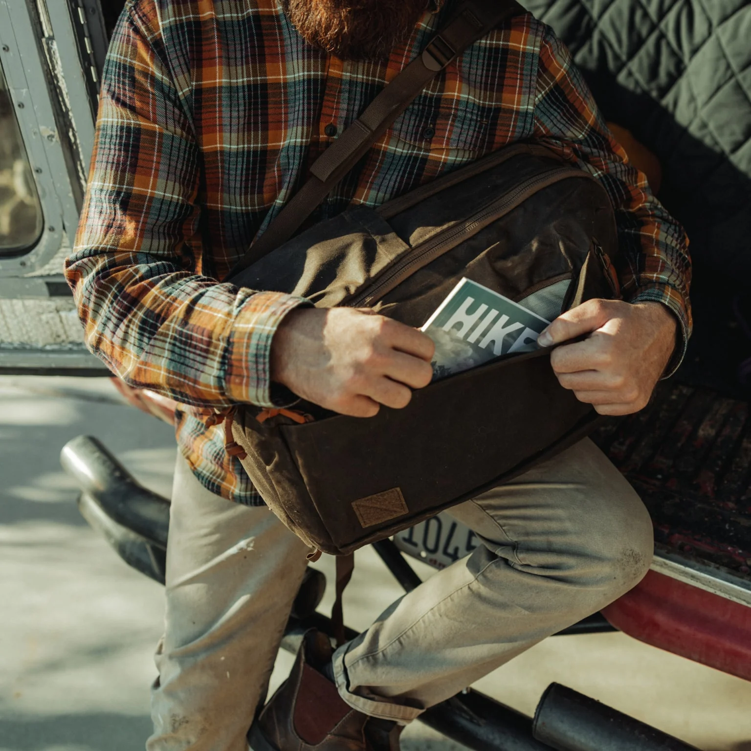 CIVIC Travel Bag - Waxed Canvas - Image 18