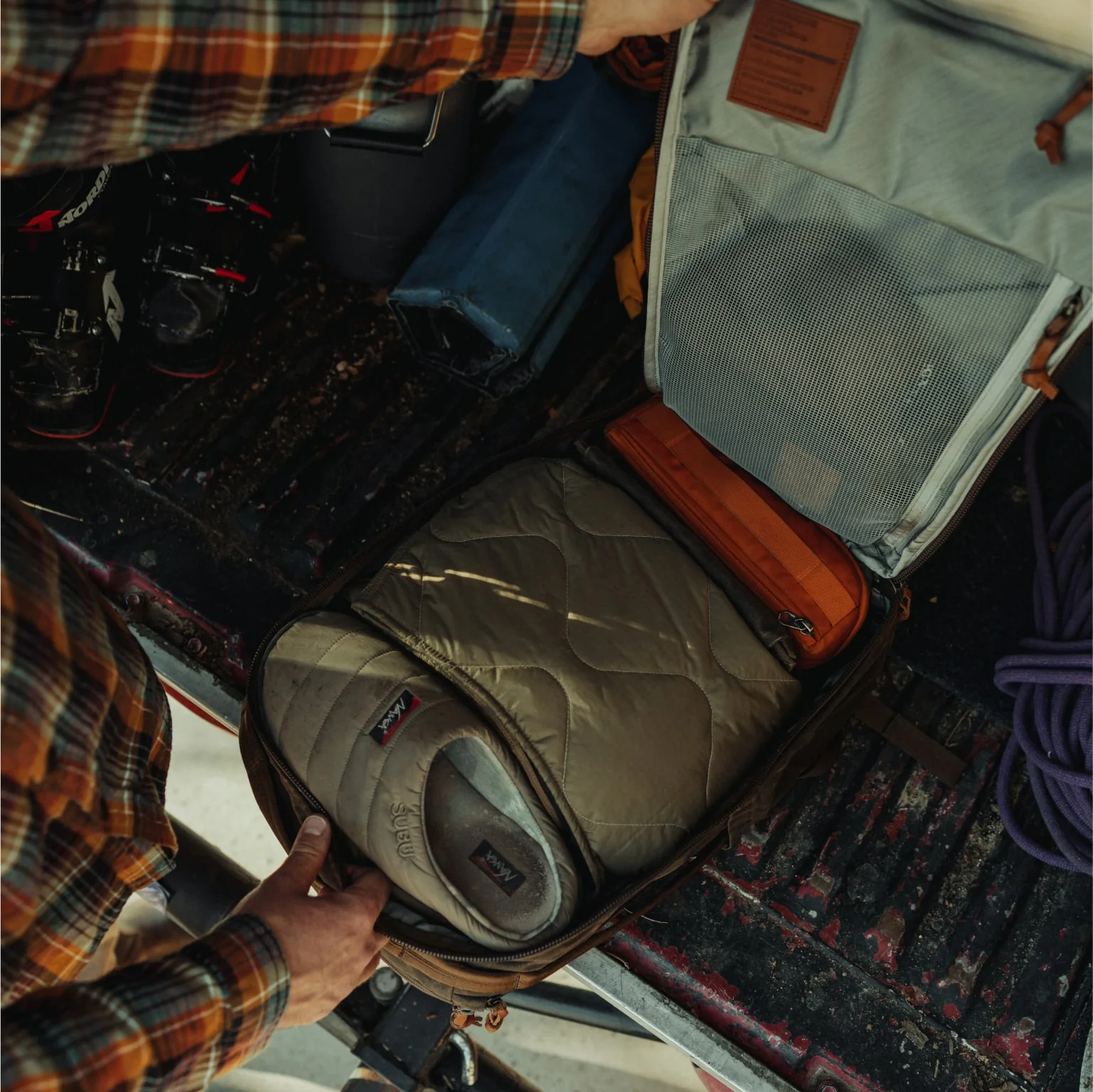 CIVIC Travel Bag - Waxed Canvas - Image 19